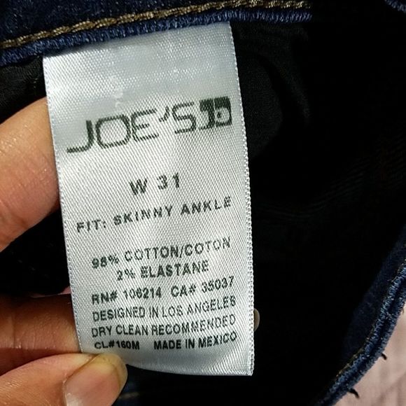 Joe's Jeans Dark Blue Ankle & Cropped - Picture 5 of 5
